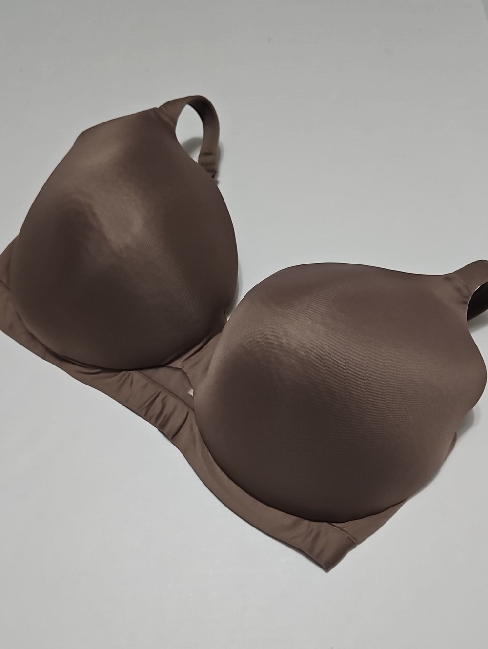 Cacique Smooth Moulded Bra - Brown Underwire Full Coverage  Size 42H